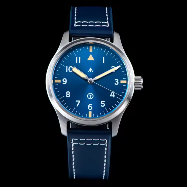 Reloj Automático SEESTERN De Mecanismo NH35 Luminoso Y Cristal De Zafiro Resistente Al Agua Para Ejército Y Fuerza Aérea Estilo Casual Y Moda - 1