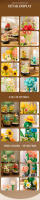 Bloques De Construcción Micro Bricks Eterna Flor Con Cubierta Antipolvo Decoración De Escritorio Juguete De Puzzle Para Niños - details 6