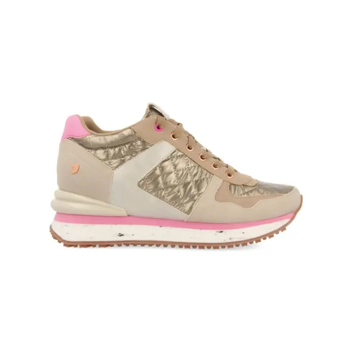 zapato casual con cuña interna y plantilla memory foam modelo stockem - 1