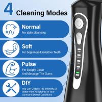 Irrigador Bucal Portatil, Irrigador Dental con 8 Boquillas 4 Modos,USB Recargable IPX7 Impermeable Irrigadores Bucales 320ML Para Limpiar en Profundidad,Para el Hogar y los Viajes - details 4