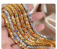 Senior SENTIDO DE LA Luz de lujo personalizado de Maple de Titanium con diamantes de Maple de Titanium Chapado en oro pulsera de joyería femenina - details 6