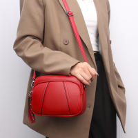 Bolso De Hombro Crossbody Para Mujer En PU Suave Con Cierre De Cremallera Y Detalles De Acero Inoxidable Estilo Fashion Solid Color - details 10