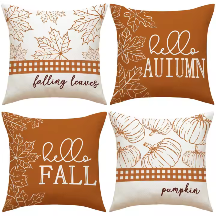 Arce Calabaza almohada cubre, imbuso Juguetes Para el hogar, dormitorio y sofá Decoración - 1