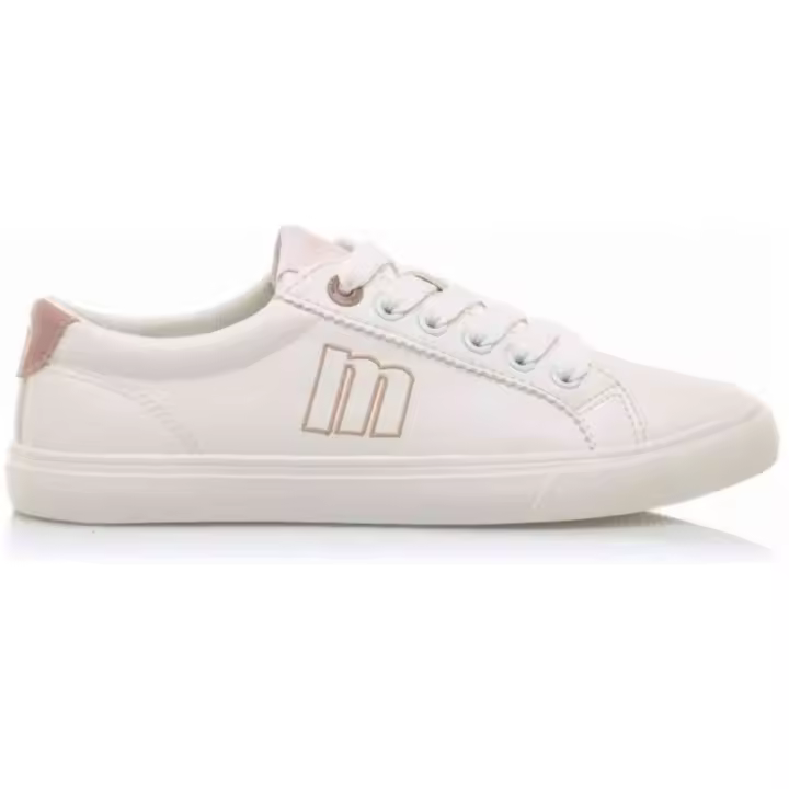 Zapatillas marca Mustang modelo 60142-C54790 para mujer en color blanco - 1