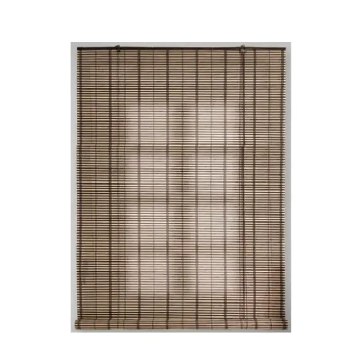 Cortina de bambu para ventana,persianas de bambu,color bambu natural,meididas,ancho 60cm 90cm 120cm,altura 180cm,cm,fespu - 1