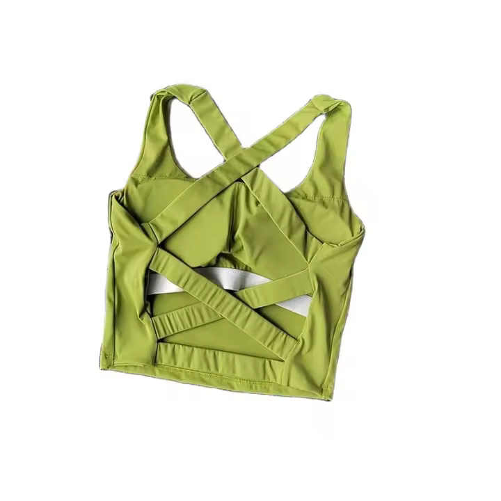 Sudadera Deportiva Para Mujer Push up Fitness Yoga Transpirable Running Chaleco Deporte Top Mujer Gimnasio Wear Vest Bralette - 1