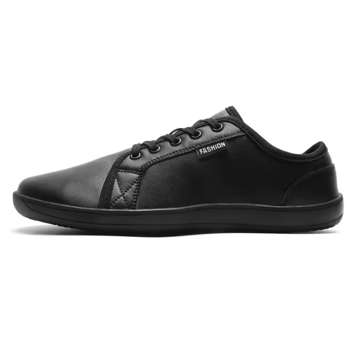 Zapatos De Piel Para Hombre Talla Grande Cuero Mocasines Casuales Minimalistas Sin Dedo Zero Drop Cómodos Para Caminar Y Oficina - 1
