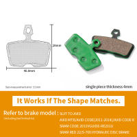 Pads De Freno De Disco Hydraulico Para Bicicleta 2 Ruedas Cerámicos Compatible Con SHIMANO SRAM AVID HAYES Magura Accesorios De Ciclismo - details 14
