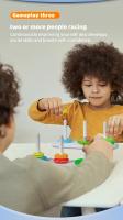 Juguete De Desafío Inteligente Torre De Hanoi Con 6 8 10 Anillos Rainbow Para Niños De 3 Años En Adelante CubeFun Qiyi - details 14