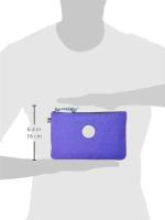 KIPLING - Bolso Casual Pouch - Black Teal B - De Cremallera - Mide 22x14cm - Color Negro y Verde - Calidad para Deporte y Ocio - details 0