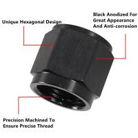 Plug De Aluminio Para Tubería De Combustible Y Aceite AN4 AN6 AN8 AN10 AN12 Cabezal Hexagonal Giratorio Bloqueador De Salida - details 2