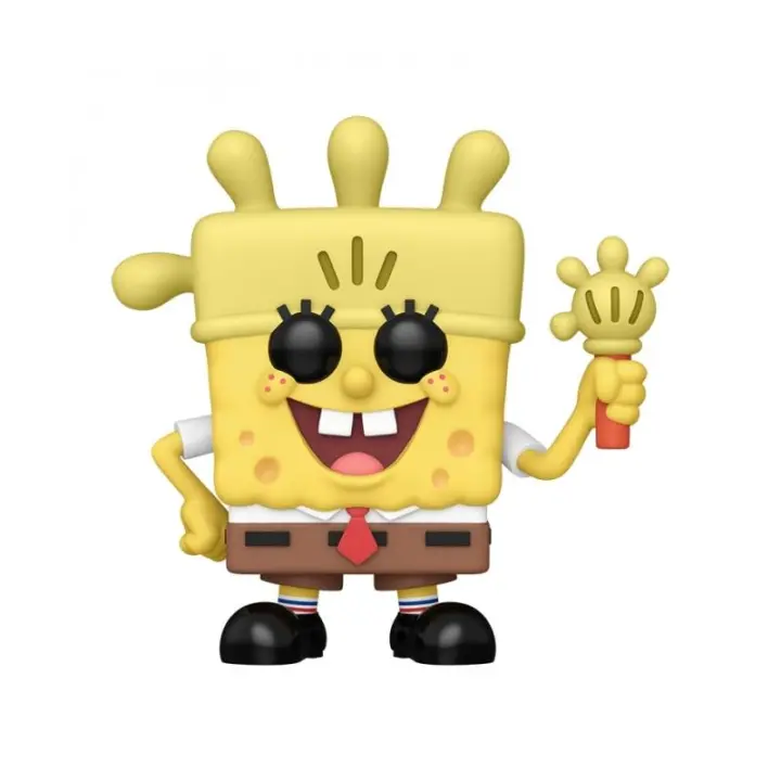 Funko-Funko POP! Bob Esponja Bob Esponja - Spongebob w/ Glove Light - 1