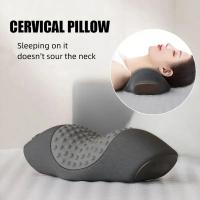 Almohada De Masaje Para El Cuello Eléctrica Con Compresión Caliente Y Vibración Espuma De Memoria Soporte Para La Columna Vertebral Relajante Para Dormir - details 0