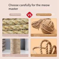 Rope De Espada De Lino Para Gatos 20/50M Plataforma De Subida Resistente a La Caída De Restos De Cuerda Adecuada Para Árboles De Gatos - details 10
