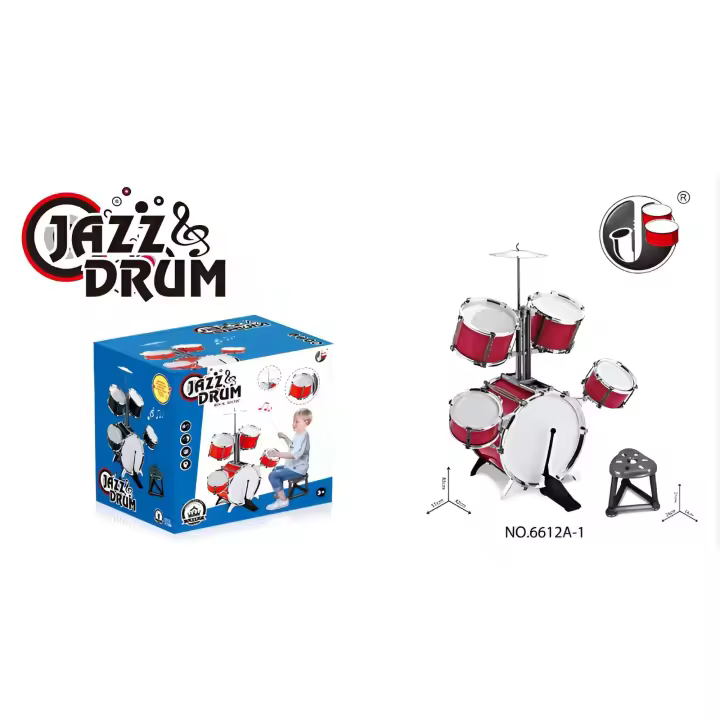 Bateria Jazz Completa 5 Pcs - Edad +3 Años - 1