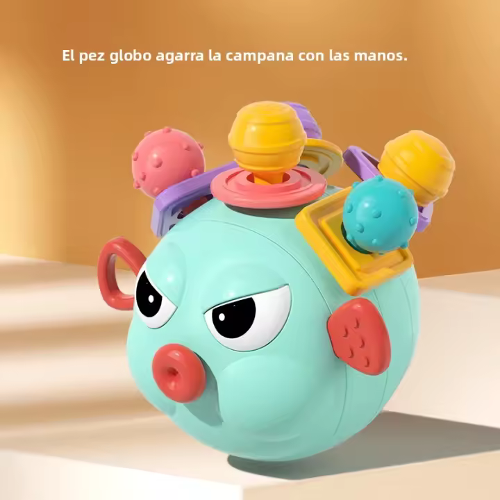 Juguete Montessori Para Bebés Recién Nacidos Y Niños Pequeños Bola De Silicona Para Morder Y Masticar Desarrollo Temprano Educativo - 1