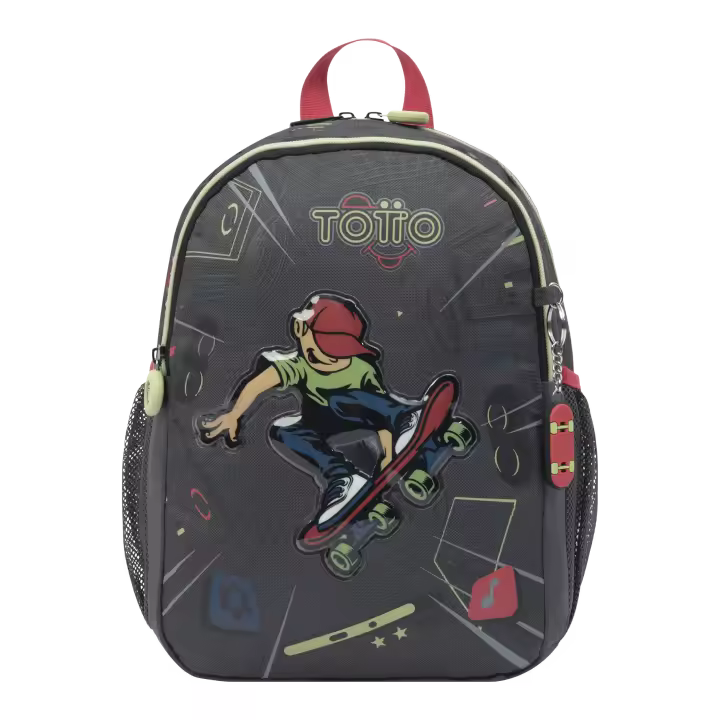 Totto Mochila escolar Muskas -Dimensiones:22.5 x 32 x 9 cm-Material:Poliester - 1