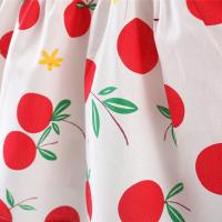 Vestido De Verano Para Niñas 0-3 Años Estilo Casual Con Volante Y Diseño De Pears Florido Manga Corta Tipo Halter Longitud De Pierna Vestido De Mujer - details 27