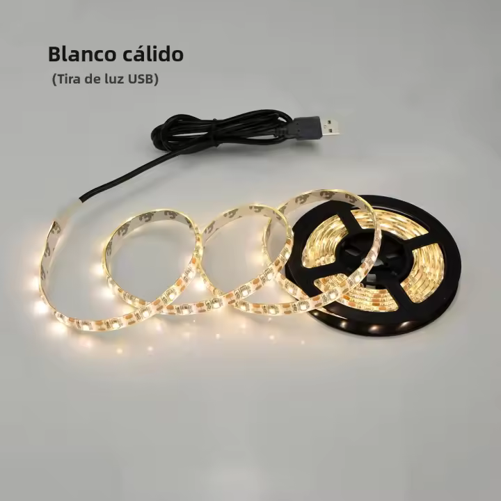 Luces LED USB 5V Para Espejo De Baño Y Mesa De Vestir Iluminación Flexible Para Armario TV Y Cocina Luz De Fondo Para Pantalla - 1