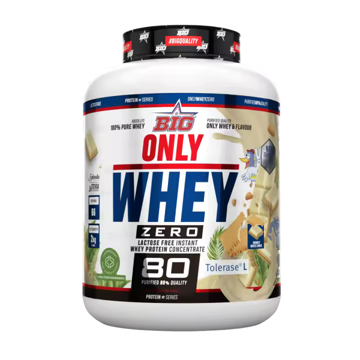 Big Only Whey Zero 2kg | Proteína Sin Lactosa Alta Calidad - Concentrado de Suero de leche Certificado - 1