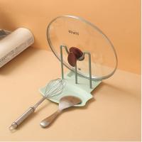 Soporte de tapa y cuchara, 2 en 1 evita salpicaduras | fácil de limpiar blanco encimera estante olla tapa sin perfeccionamiento blanco, - details 3
