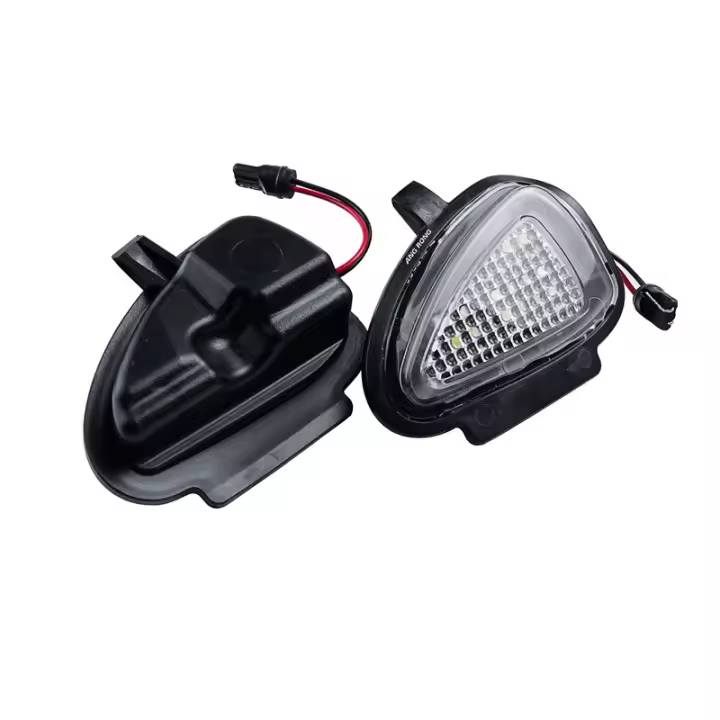 Luces De Bienvenida LED Bajo Espejo Para VW Golf MK6 Jetta MK4 Passat Eos Sharan Touran Tiguan 2 Piezas Luz De Agua Resistente 12V Color Xenon 6000K - 1