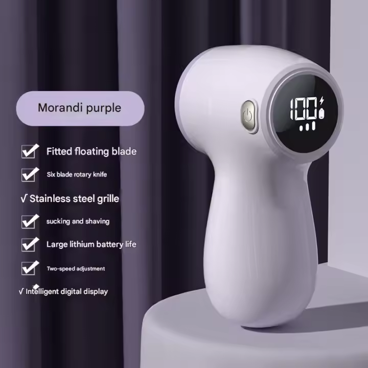 Cortadora de Bolas de pelo Digital, Máquina de afeitar, Cortadora de Bolas de pelo, venta al por mayor, removedor de Bolas de 6 cabeza, recargable por USB - 1