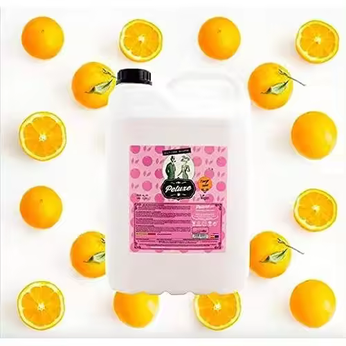 Champú para Perros y Gatos Petuxe Vegano para Mascotas sin Sal Mandarina. para Manos irritadas. Champú Perros. Champú Gatos.Todas Las Razas. Uso Profesional Peluquero canino - 5000 ml - 1