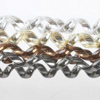 10pcs/Set Scrunchies De Cordón De Teléfono Espiral Cinturones Elásticos Para El Cabello Accesorios Para Mujer Color Metálico - details 7