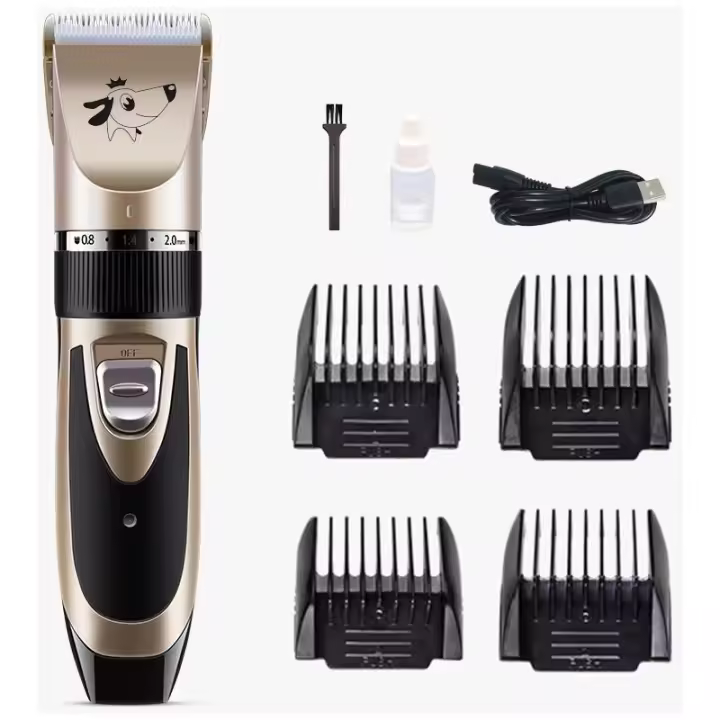 Cortapelos Profesional Para Perros, Cortapelos Eléctrico Largo Y Grueso Para Perros, Cortapelos Inalámbrico Recargable Para Mascotas, Kit De Aseo Para Perros, Afeitadora Para Perros, Gatos Y - 1