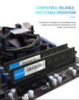 Memoria RAM DDR3 PC3 Udimm DIMM Para Escritorio 8GB 4GB 1.5V 240pin 1600MHz Verde/ Negro (Aleatorio) No RGB - details 3