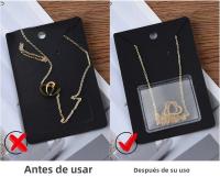 10pcs Bolsas Adhesivas Transparentes Para Cadenas De Collares DIY Tamaño 4.2x3.7/3.2x2.5cm Empaque De Joyería Para Pequeñas Empresas - details 5