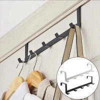 Gancho De Puerta Para Guardar Ropa 1 Pieza Ahorrador De Espacio Moderno Duradero Para Almacenamiento De Chaquetas Instalación Fácil - details 5