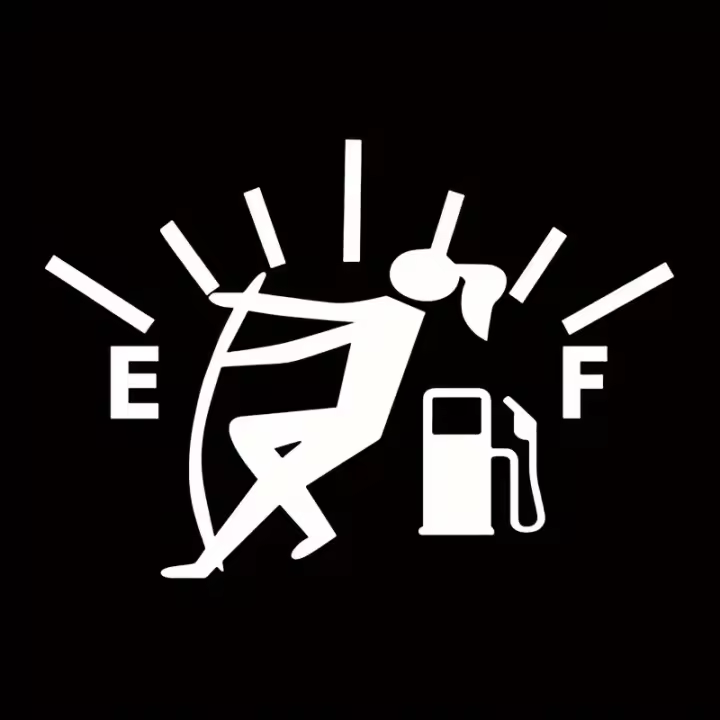Esticker Adhesivo Para Tanque De Combustible De Coche 12*8.5cm Diseño De Laser Auto Adhesivo Impresión Retro Coche Sticker - 1
