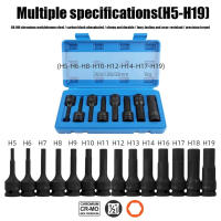 Kit De Brocas Hexagonales Para Aire 1/2 Pulgada Herramientas De Destornillador Y Destornillador De Ratchete Para Reparación De Herramientas De Impacto Y Manual - details 3