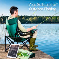 Kit De Bomba De Oxígeno Solar Para Acuario Tanque De Peces Con Panel Solar De 3W 5V Y 2 Piedras De Burbujas Aerator Oxygenador - details 10