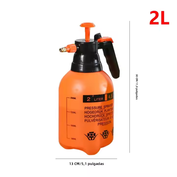 Botella De Rociador De Jardín Con Bomba Manuales 2L/3L Plástico Para Plantas Control De Malas Hierbas Y Agua Química - 1