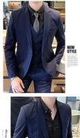 Traje De Boda Italiano Estilo Nuevo 6XL Para Hombre Conjunto De 3 Piezas (Chaleco + Chaqueta + Pantalones) Moda Negocios Formal - details 12