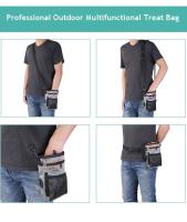 Bolsa Portátil Para Mascotas Con Cinturón Ajustable Y Cuenco Plegable Herramienta Multifuncional Para Entrenamiento Al Aire Libre Almacenamiento De Alimentos Para Perros - details 7