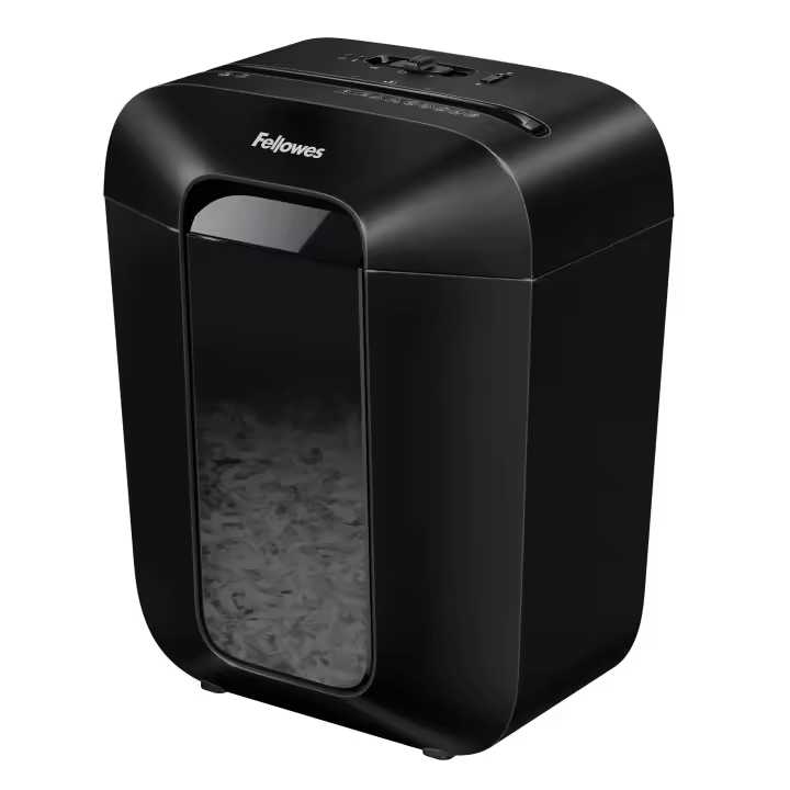 Fellowes Powershred LX45 triturador de papel Corte cruzado Negro - 1