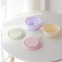 Tazón De Silicona Plegable Para Perros Colgante Viaje Al Aire Libre Portátil Contenedor De Alimentos Y Agua Color Macarón Suministros Para Mascotas - details 2