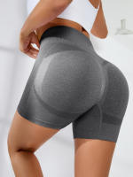 Shorts De Yoga Para Mujer De Alta Cintura Absorbente De Sudor Veraniego Levantador De Caderas Deporte Quick Dry Activewear - details 30