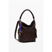 Bolsos sport de mujer DESIGUAL WAKP29 6009 MOCHILA HALF LOGO ARICA CHOCO 37301 25I - details 2
