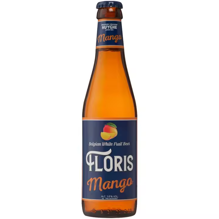 6 uds x Floris Mango 33Cl cerveza Belga con trigo y mango - 1