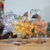 Estrella LED Para Árbol De Navidad Toppers Operada Por Batería Decoración De Fiesta En Sala Luz De Año Nuevo - details 11