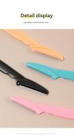 10 Pcs Cortauñas Seguridad Afeitadora Eliminación De Vello Para Mujer Maquillaje Recortador De Pestañas Cuchilla Portátil Afeitadora Facial - details 9