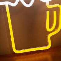 Lámpara De Neón LED Chi-buy Para Vaso De Cerveza Con Encendido USB Decoración 3D Para Pared Para Game Room Dormitorio Sala De Estar - details 1