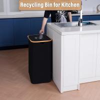 Caja De Reciclaje De 600D Oxford Para Botellas Almacenamiento De Botellas Cesta De Lavandería Contenedor De Basura Interior - details 2