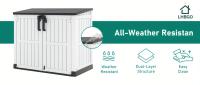 Caja De Almacenamiento De Resina Horizontal Exterior 35 Cubicos Gran Capacidad Para Bicicletas Y Herramientas Resistentes Al Clima - details 3