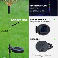 Luces De Fieras Solares LED Para Jardín Impermeables Decoración Exterior Para Camino Y Jardín Luz Solar Exterior Moderna IP65 ABS - details 6